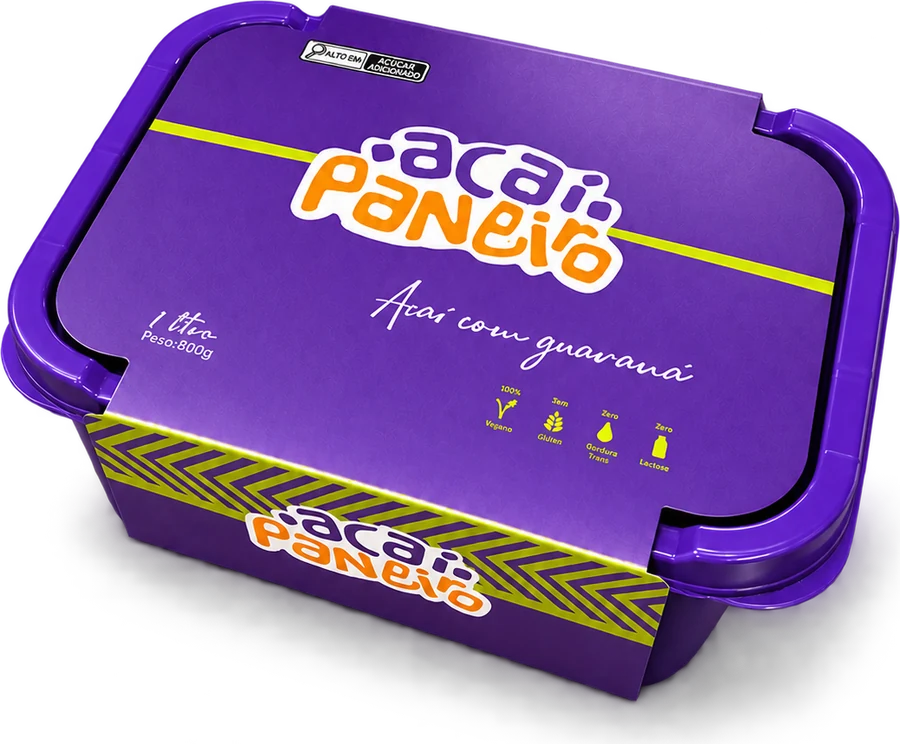 Açaí com guaraná 1 litro