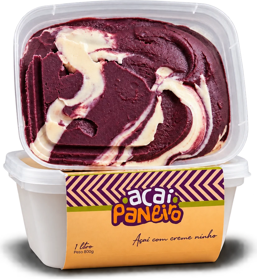 Açaí com creme Ninho 1 litro